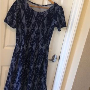 Navy blue dress